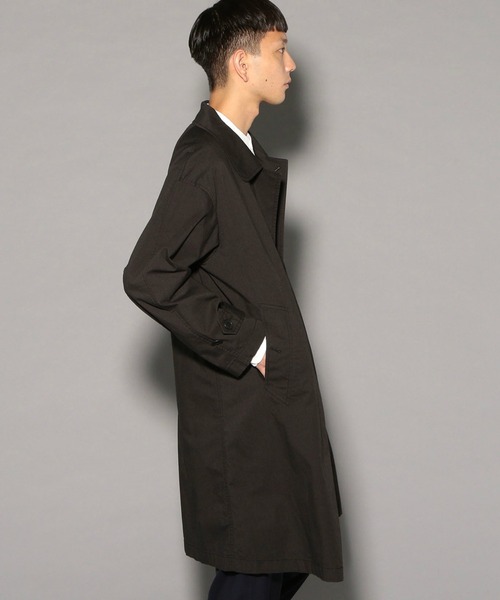 Alpha Industries(アルファインダストリーズ)の「<自宅洗濯可能>ステンカラーコート(ステンカラーコート・メンズ・ブラック/ネイビー/カーキ・MEDIUM/LARGE/X-LARGE)」の8枚目の写真