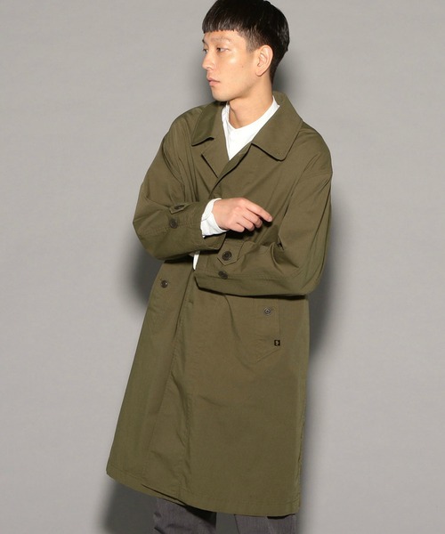 Alpha Industries(アルファインダストリーズ)の「<自宅洗濯可能>ステンカラーコート(ステンカラーコート・メンズ・ブラック/ネイビー/カーキ・MEDIUM/LARGE/X-LARGE)」の12枚目の写真