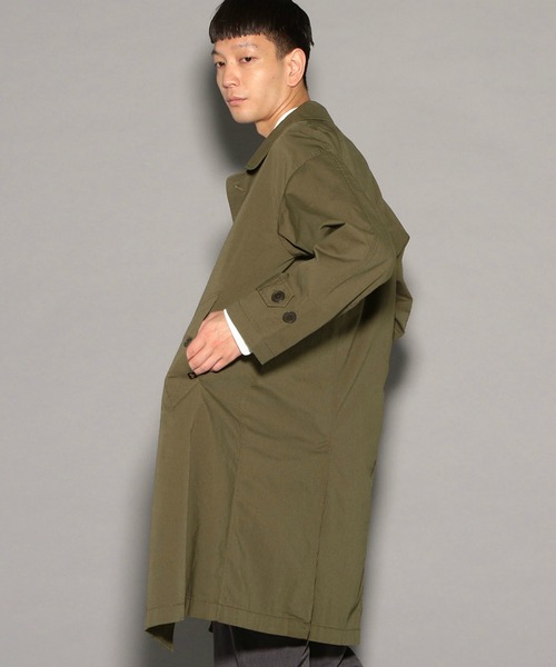 Alpha Industries(アルファインダストリーズ)の「<自宅洗濯可能>ステンカラーコート(ステンカラーコート・メンズ・ブラック/ネイビー/カーキ・MEDIUM/LARGE/X-LARGE)」の4枚目の写真