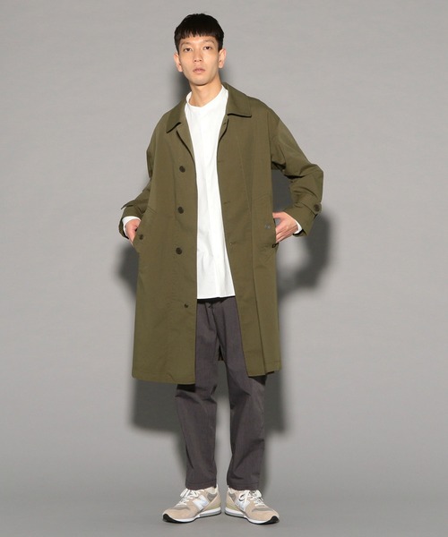 Alpha Industries(アルファインダストリーズ)の「<自宅洗濯可能>ステンカラーコート(ステンカラーコート・メンズ・ブラック/ネイビー/カーキ・MEDIUM/LARGE/X-LARGE)」の9枚目の写真