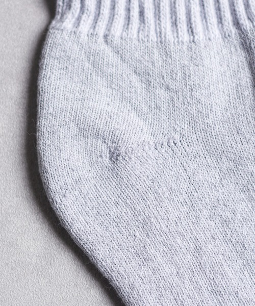 And A（アンドエー）の「GRAMICCI グラミチ / MIU EMB SOCKS ワンポイント刺繍リブソックス（3足セット） / SX-M22（ソックス/靴下・メンズ・グレー/ホワイト・FREE）」の10枚目の写真