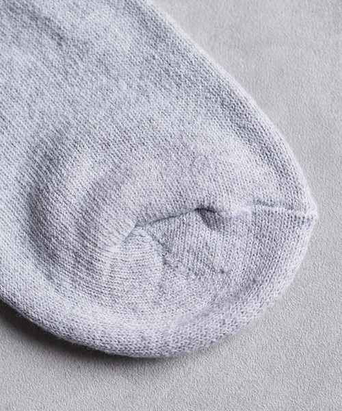 And A（アンドエー）の「GRAMICCI グラミチ / MIU EMB SOCKS ワンポイント刺繍リブソックス（3足セット） / SX-M22（ソックス/靴下・メンズ・グレー/ホワイト・FREE）」の9枚目の写真