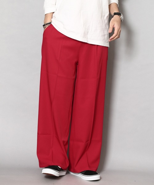 CERCA(チェルカ)の「RS/センタープレス スラックス(スラックス・メンズ・ブラック/レッド/グリーン/ライトブラウン/ブルーグレー・LARGE/MEDIUM)」の5枚目の写真