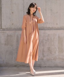 kaene | シャンブレーAラインドレス(ドレス)