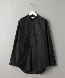 ＜Engineered Garments (エンジニアド ガーメンツ) ＞ BAND COLLAR  SHIRT/シャツ □□