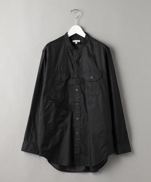 Engineered Garments(エンジニアードガーメンツ)の「<Engineered Garments (エンジニアド ガーメンツ) > BAND COLLAR SHIRT/シャツ □□(シャツ/ブラウス・メンズ・ブラック・M/S)」の1枚目の写真