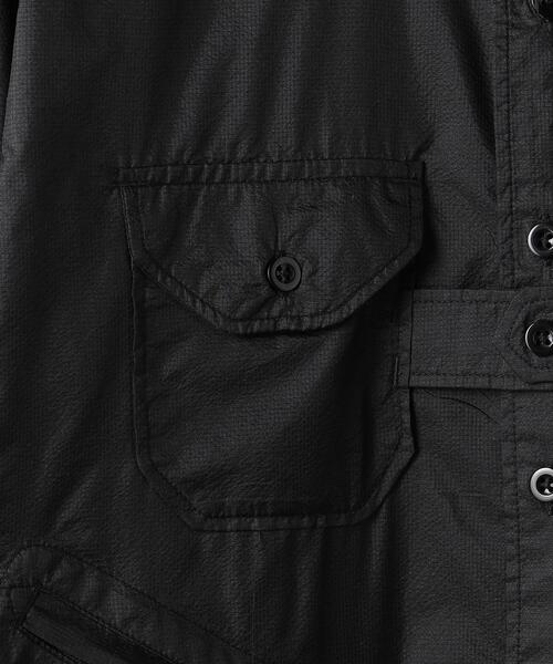 Engineered Garments(エンジニアードガーメンツ)の「<Engineered Garments (エンジニアド ガーメンツ) > BAND COLLAR SHIRT/シャツ □□(シャツ/ブラウス・メンズ・ブラック・M/S)」の7枚目の写真