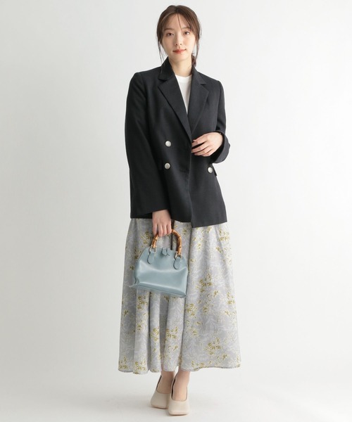 Andemiu（アンデミュウ）の「スカッターフラワースカート273192（スカート・レディース・パープル/ブラウン/グレー・FREE）」の12枚目の写真