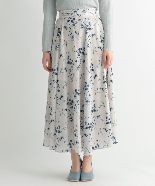 Andemiu（アンデミュウ）の「スカッターフラワースカート273192（スカート・レディース・パープル/ブラウン/グレー・FREE）」の15枚目の写真