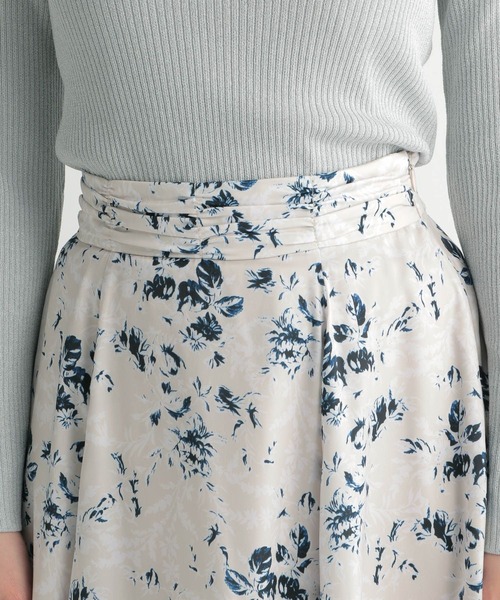 Andemiu（アンデミュウ）の「スカッターフラワースカート273192（スカート・レディース・パープル/ブラウン/グレー・FREE）」の19枚目の写真