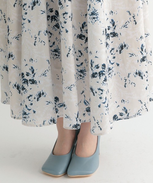 Andemiu（アンデミュウ）の「スカッターフラワースカート273192（スカート・レディース・パープル/ブラウン/グレー・FREE）」の21枚目の写真