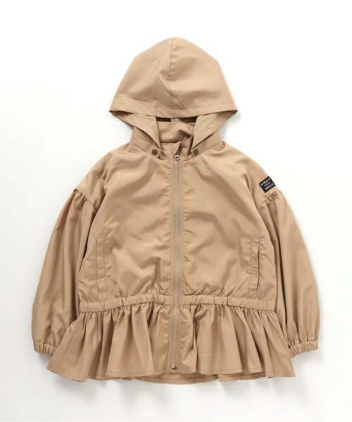 BREEZE（ブリーズ）の「袖ボリュームウィンドブレーカー（ナイロンジャケット・キッズ・ベージュ/カーキ/アイボリー・90/100/110/120/130/140/150）」の8枚目の写真