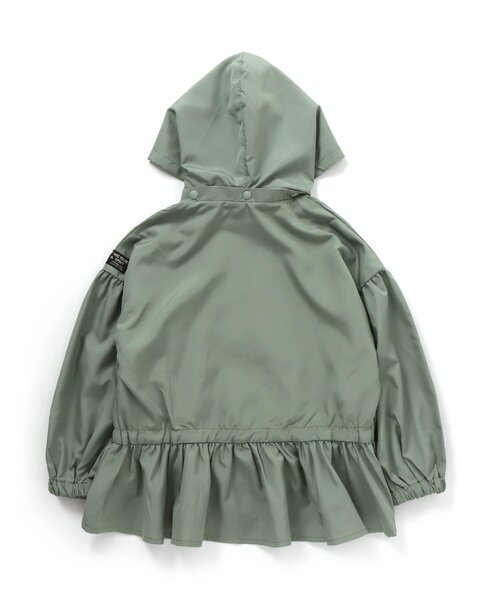 BREEZE（ブリーズ）の「袖ボリュームウィンドブレーカー（ナイロンジャケット・キッズ・ベージュ/カーキ/アイボリー・90/100/110/120/130/140/150）」の16枚目の写真