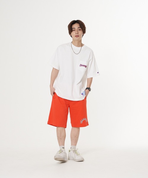 Champion（チャンピオン）の「【CHAMPION/チャンピオン】アーチロゴラバープリントショーツ　メッシュ素材（その他パンツ・メンズ・ブラック/オレンジ/ライトブルー/ホワイト・X-LARGE/MEDIUM/LARGE）」の21枚目の写真