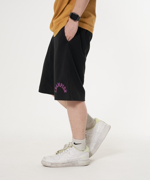 Champion（チャンピオン）の「【CHAMPION/チャンピオン】アーチロゴラバープリントショーツ　メッシュ素材（その他パンツ・メンズ・ブラック/オレンジ/ライトブルー/ホワイト・X-LARGE/MEDIUM/LARGE）」の8枚目の写真