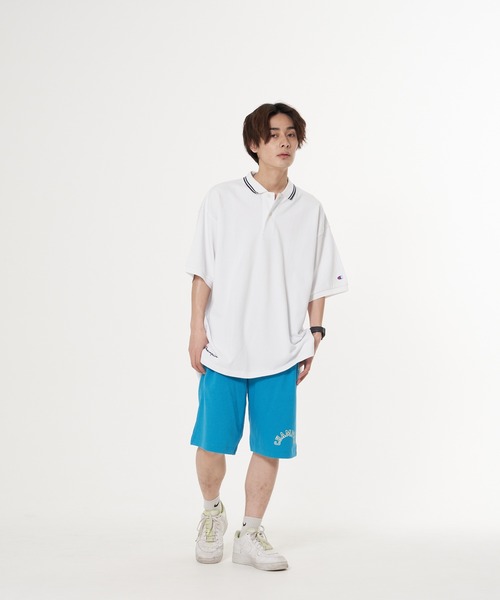 Champion（チャンピオン）の「【CHAMPION/チャンピオン】アーチロゴラバープリントショーツ　メッシュ素材（その他パンツ・メンズ・ブラック/オレンジ/ライトブルー/ホワイト・X-LARGE/MEDIUM/LARGE）」の13枚目の写真