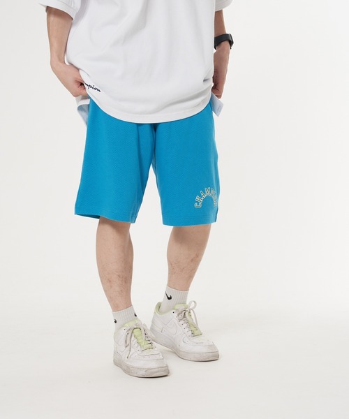 Champion（チャンピオン）の「【CHAMPION/チャンピオン】アーチロゴラバープリントショーツ　メッシュ素材（その他パンツ・メンズ・ブラック/オレンジ/ライトブルー/ホワイト・X-LARGE/MEDIUM/LARGE）」の16枚目の写真