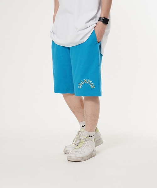 Champion（チャンピオン）の「【CHAMPION/チャンピオン】アーチロゴラバープリントショーツ　メッシュ素材（その他パンツ・メンズ・ブラック/オレンジ/ライトブルー/ホワイト・X-LARGE/MEDIUM/LARGE）」の17枚目の写真