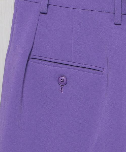 H　BEAUTY&YOUTH UNITED ARROWS（エイチビューティーアンドユースユナイテッドアローズ）の「＜H＞DOUBLE CLOTH SHORT PANTS/パンツ（その他パンツ・レディース・ブラック/パープル/オリーブ・S/M）」の17枚目の写真