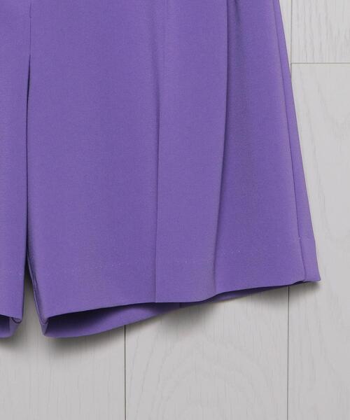 H　BEAUTY&YOUTH UNITED ARROWS（エイチビューティーアンドユースユナイテッドアローズ）の「＜H＞DOUBLE CLOTH SHORT PANTS/パンツ（その他パンツ・レディース・ブラック/パープル/オリーブ・S/M）」の18枚目の写真