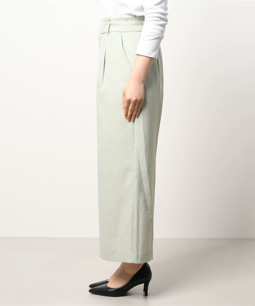 Te chichi（テチチ）の「ハイウエストタックワイドパンツ（その他パンツ・レディース・ネイビー/グレー/グリーン・SMALL/MEDIUM）」の5枚目の写真