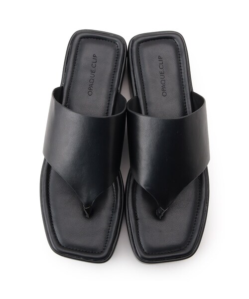 OPAQUE.CLIP（オペークドットクリップ）の「◆プラットフォームトングサンダル（サンダル・レディース・ブラック/オフホワイト・02/03）」の14枚目の写真