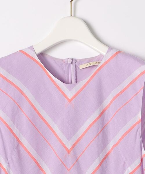 NE QUITTEZ PAS!(ヌキテパ)の「<ne Quittez pas(ヌキテパ)> ボイルストライプ N/L ワンピース <Select by EMMEL REFINES>(ワンピース・レディース・ライトブルー/ライラック・FREE)」の8枚目の写真