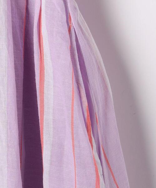 NE QUITTEZ PAS!(ヌキテパ)の「<ne Quittez pas(ヌキテパ)> ボイルストライプ N/L ワンピース <Select by EMMEL REFINES>(ワンピース・レディース・ライトブルー/ライラック・FREE)」の6枚目の写真