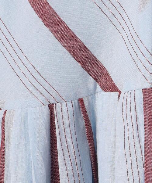 NE QUITTEZ PAS!(ヌキテパ)の「<ne Quittez pas(ヌキテパ)> ボイルストライプ N/L ワンピース <Select by EMMEL REFINES>(ワンピース・レディース・ライトブルー/ライラック・FREE)」の5枚目の写真