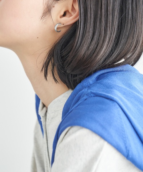 Chaco closet(チャコ クローゼット)の「【3点セット】フープピアス(ピアス(両耳用)・レディース・シルバー/ゴールド・FREE)」の5枚目の写真