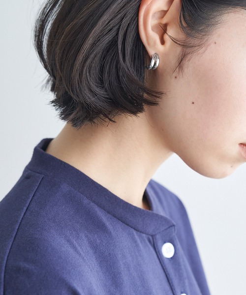 Chaco closet(チャコ クローゼット)の「【3点セット】フープピアス(ピアス(両耳用)・レディース・シルバー/ゴールド・FREE)」の6枚目の写真