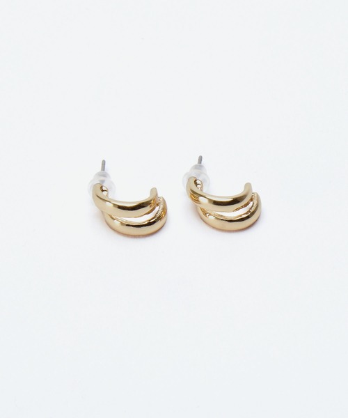 Chaco closet(チャコ クローゼット)の「【3点セット】フープピアス(ピアス(両耳用)・レディース・シルバー/ゴールド・FREE)」の22枚目の写真