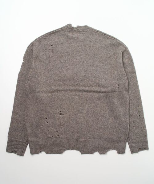 ALLSAINTS（オールセインツ）の「VICIOUS CREW WOOL JUMPER | VICIOUS クルー ウール  ニット・セーター（ニット/セーター・メンズ・ブラウン系その他・M/L/XS）」の7枚目の写真