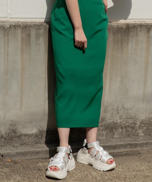 WEGO（ウィゴー）の「WEGO/厚底ベルトスポーツサンダル（サンダル・レディース・ホワイト/ブラック/ベージュ・MEDIUM/LARGE）」の5枚目の写真