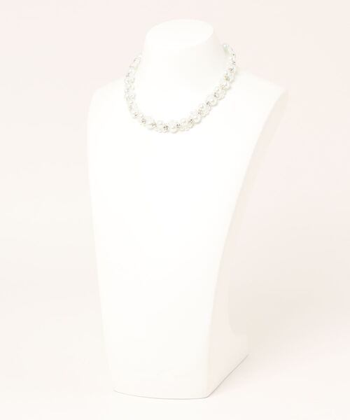 Editors Draw（エディターズドロー）の「パールビーズチョーカー・ネックレス（チョーカー・レディース・ホワイト/ブラック/ホワイト系その他・SMALL/MEDIUM）」の9枚目の写真