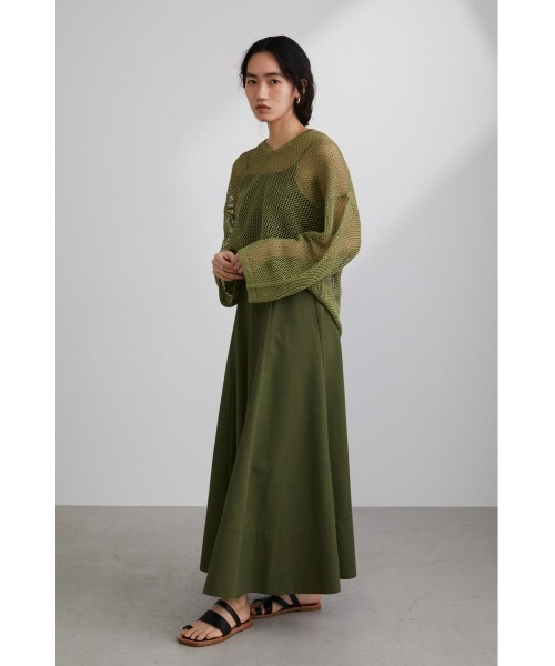 STYLEMIXER(スタイルミキサー)の「リネンニットフーディ(ニット/セーター・レディース・ライトグリーン/ライトベージュ/ブラック・FREE)」の21枚目の写真