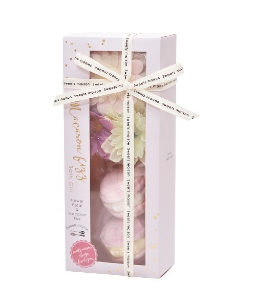BIRTHDAY BAR（バースデイバー）の「【Sweets Maison】マカロンフィズ バスギフト 入浴料（ボディケアキット/ギフトセット・レディース・その他1/その他2・フリー）」の8枚目の写真