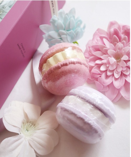 BIRTHDAY BAR（バースデイバー）の「【Sweets Maison】マカロンフィズ バスギフト 入浴料（ボディケアキット/ギフトセット・レディース・その他1/その他2・フリー）」の12枚目の写真