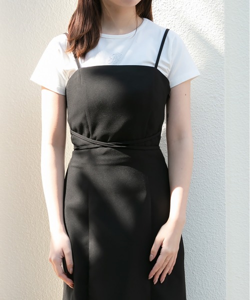 ANDGEEBEE（アンジービー）の「ラインストーンミニT（Tシャツ/カットソー・レディース・ブルー/ホワイト/ブラック・MEDIUM）」の15枚目の写真