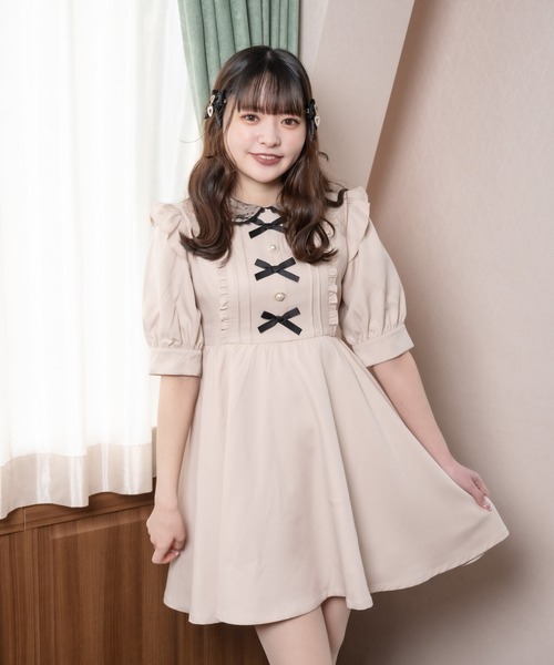 セール トリプルリボン袖フリルワンピース ワンピース Rojita ロジータ のファッション通販 Zozotown