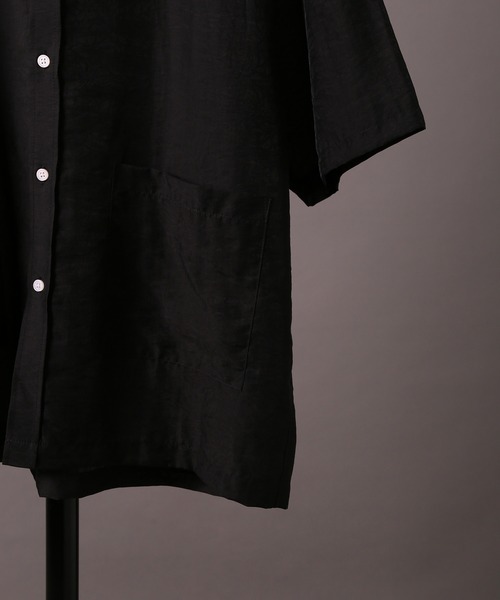 re_k by JUNRED（レクバイジュンレッド）の「【 re_k by JUNRED 】ジャガードシアーハーフスリーブシャツ（シャツ/ブラウス・メンズ・イエロー/ブラック・M/L/S）」の19枚目の写真