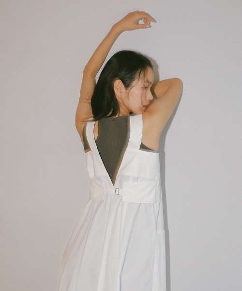 CASA FLINE（カーサフライン）の「ランダムリブ変形タンクトップス（タンクトップ・レディース・ホワイト/チャコールグレー/オレンジ・FREE）」の11枚目の写真