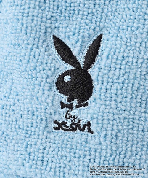 X-girl(エックスガール)の「Playboy × X-girl METRO HAT(ハット・レディース・ライトブルー/ブラック・ONE SIZE)」の12枚目の写真