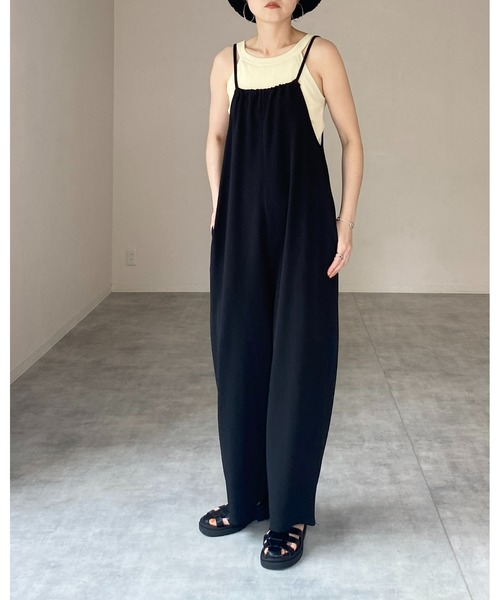 She's Closet(シーズクローゼット)の「カップ付きリブアメスリタンクトップインナートップス(タンクトップ・レディース・ブラック/ブルー/グリーン/アイボリー・FREE)」の16枚目の写真