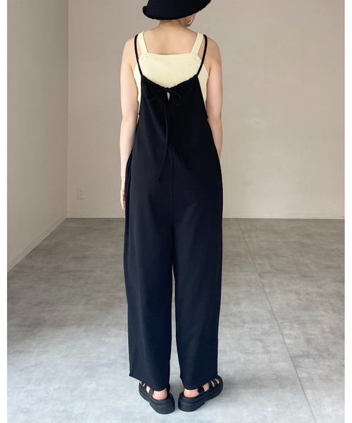 She's Closet(シーズクローゼット)の「カップ付きリブアメスリタンクトップインナートップス(タンクトップ・レディース・ブラック/ブルー/グリーン/アイボリー・FREE)」の17枚目の写真