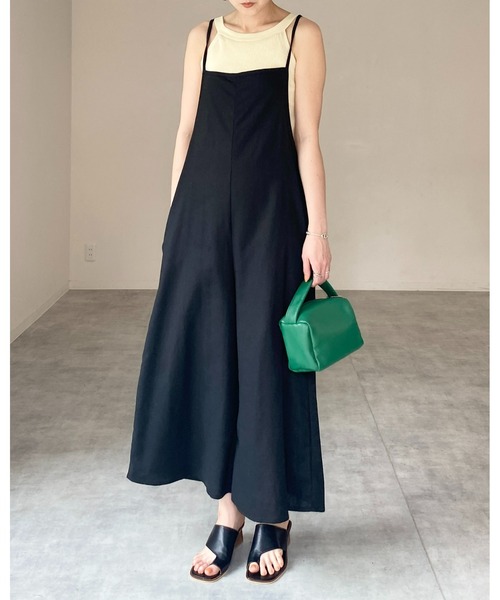 She's Closet(シーズクローゼット)の「カップ付きリブアメスリタンクトップインナートップス(タンクトップ・レディース・ブラック/ブルー/グリーン/アイボリー・FREE)」の18枚目の写真
