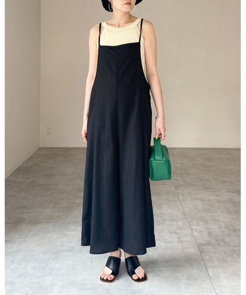 She's Closet(シーズクローゼット)の「カップ付きリブアメスリタンクトップインナートップス(タンクトップ・レディース・ブラック/ブルー/グリーン/アイボリー・FREE)」の20枚目の写真