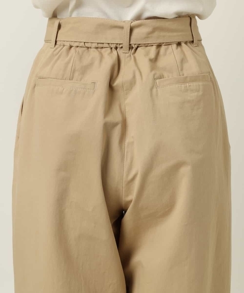 a.v.v（アーヴェヴェ）の「ハイウエストチノワイドパンツ（チノパンツ・レディース・ベージュ/ブラック・38/34/36/42/40）」の11枚目の写真