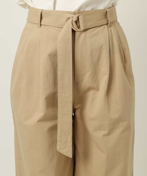 a.v.v（アーヴェヴェ）の「ハイウエストチノワイドパンツ（チノパンツ・レディース・ベージュ/ブラック・38/34/36/42/40）」の12枚目の写真