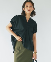 RIVE DROITE | コットンギャザースリーブブラウス(シャツ/ブラウス)